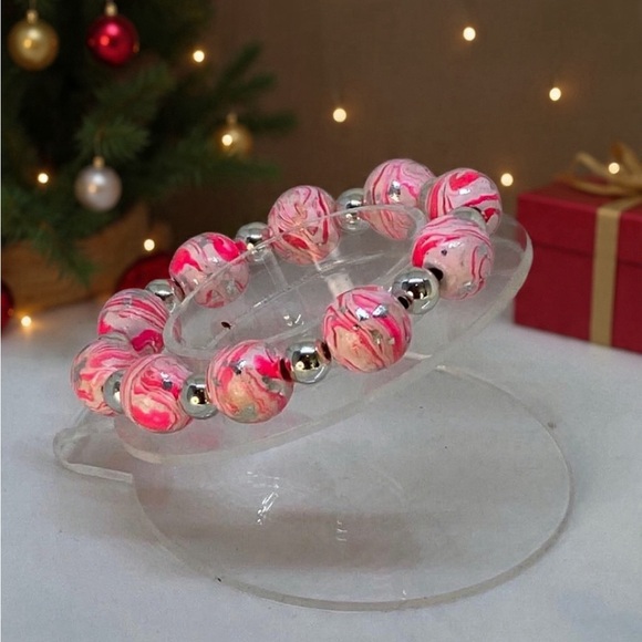 Handmade Polymer Clay Beaded Bracelets – Unique & One-of-a-Kind - Picture 11 of 16